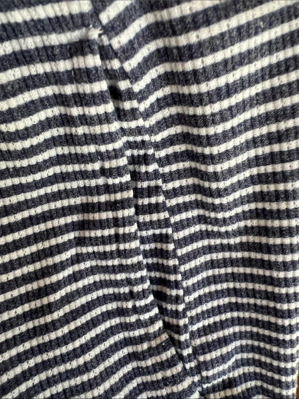 Tahari Navy & White Striped Two-Piece Capri Sleep Set